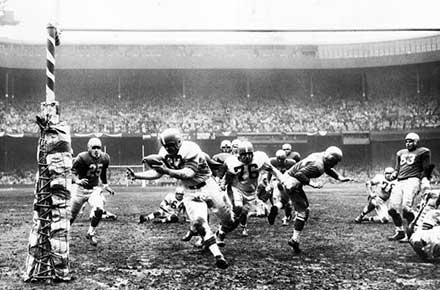 Chick Jagade TD, NFL Championship Game 1953