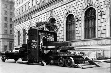 Transport of bank vault