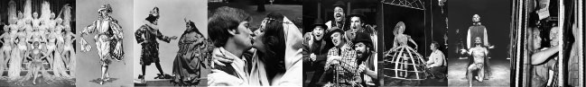 Collage of different theater productions
