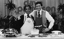 Della Reese on the Dave Patterson Show with the host, March 17, 1980