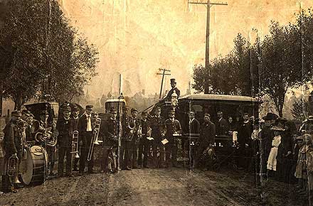 Cleveland Arpad Band playing at funeral