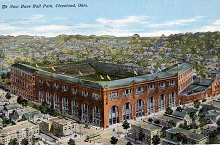 League Park postcard.