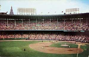 Indians at Cleveland Stadium