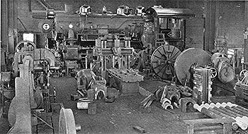 Interior of Locomotive Shop