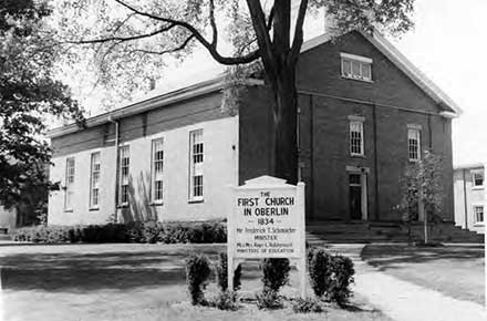 First Church in Oberlin in 1964