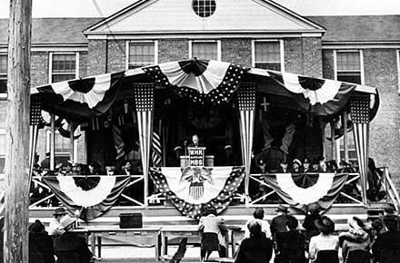 Crile Hospital dedication ceremony, April 29, 1944